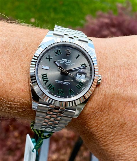 rolex datejust jubilee white gold